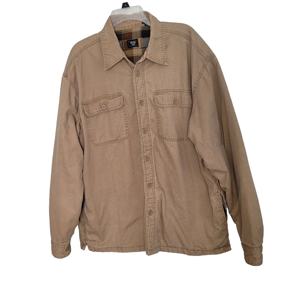 Vintage Junction West Shacket Jacket XL Brown Corduroy Shacket Flannel Lined